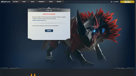 status.playdauntless.con|Log In .